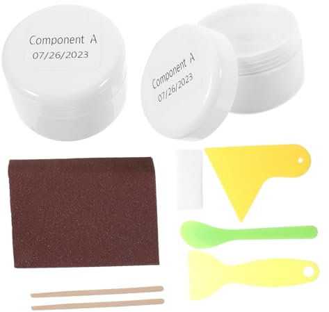 UPKOCH Porcelain Repair Kit Fiberglass Repair Kit Tile Paint Odorless Bathtub Paint