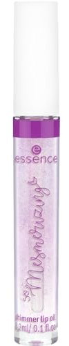 essence so mesmerizing shimmer lip oil, Lipgloss, Nr. 01, Transparent, pflegend, mit Ölen, glänzend, strahlend, vegan, ohne Parabene, ohne Mikroplastikpartikel, Nanopartikel frei, 4er Pack (4x3.2ml)