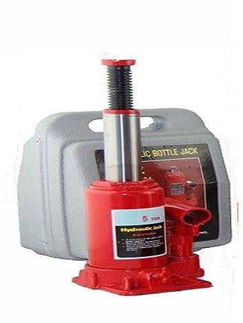 Cric de remorque robuste Cric de levage de bouteille hydraulique for berline de voiture, 2 tonnes, outil de réparation autoe, support de levage pour soulever une remorque de camping-car, une remorque