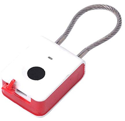 Fingerprint Padlock IP65 Waterproof USB Charging 0.5 Seconds to Unlock Mobile Phone Unlock Suitable for Travel Backpack