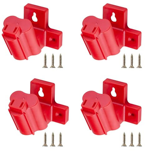 WeToolGoo 4 Packs Tool Holder Mount Fit for Milwaukee 12V Drill Tool Hanger Power Tool Storage for M12 for