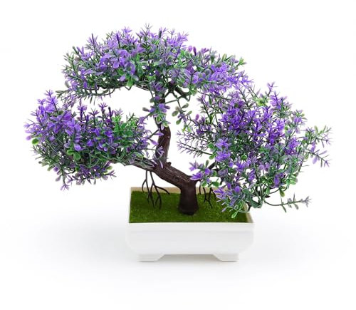 DEANKEJI Bonsai Artificiel, Charmant Arbre de Simulation, Fausse Plante Qui Ajoute de L'atmosphèRe, pour à la Décoration de Restaurant, de Salon, de Chambre à Coucher, de Bureau