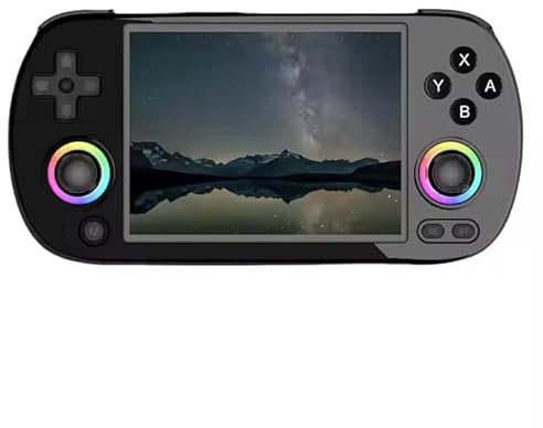 Anbernic RG40XXH Console de jeu rétro avec écran IPS 4 64 Go ROM Linux 64 bits Éclairage RVB Quad-Core A53