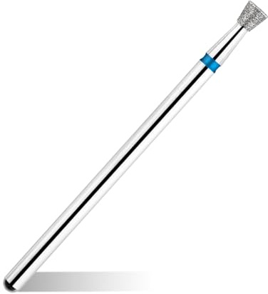 BNG Cuticle Bit Nail Drill 3.1*3.5mm for Electric Nails File Professional 1 Pcs Diamond Carbide Cuticle Cleaning Efile Bits Nail Art Replacement Burr Manicure File Tool, Coarse