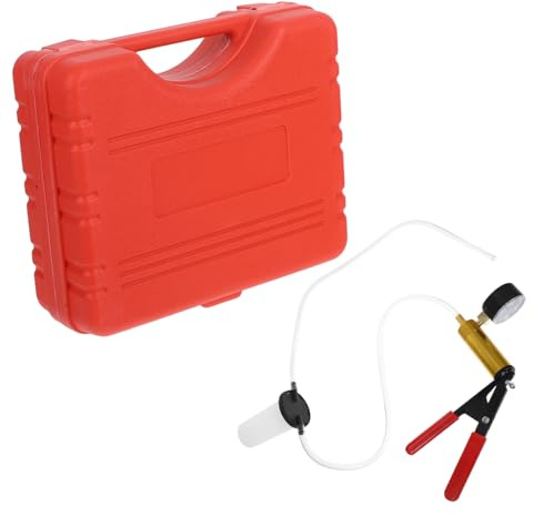 MUCKLILY Pompa Manuale per Vuoto Auto Tester Pressione Portatile per Freni Strumento Professionale Spurgo Liquidi e Manutenzione Sistemi Vuoto Adatta Sensori Baro Pcv Climatizzatori e