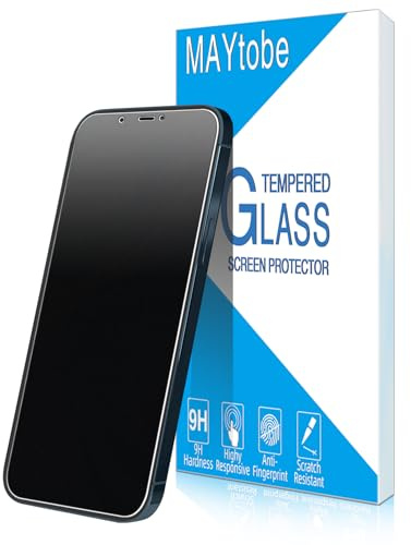 MAYtobe 2 Stück Matt Panzer Schutz Glas für iPhone 12 Mini Folie | Blendfreies Displayschutzfolie, Frei von Kratzern, Anti-Fingerabdruck, 9H Härte, Blasenfrei