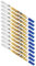 Pelikan Tintenlöscher Super-Pirat 850, 12 Stück (12er Set, Löscher F)