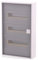 Boîte à fusibles 3 rangées pour 36 modules montés en surface avec rail DIN porte transparente IP40 pour installation en pièce sèche dans la maison