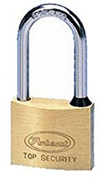 Potent 2790 - Candado de latón con arco largo, 50 mm