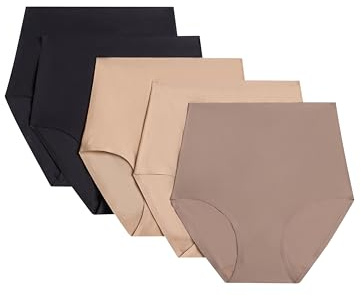 Chantelle Softstretch | 5Er-Pack Nahtloser & Nicht Abzeichnender Slip mit Hoher Taille, Auch unter Enger Kleidung, Ultrabequem & Leicht | Zweite Haut Dessous Damen | Einheitsgröße von 36 Bis 44