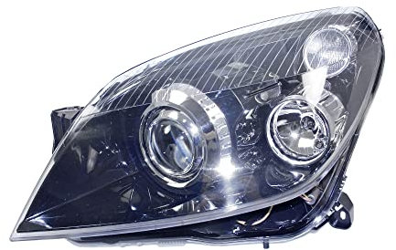 BESTPRICE 1x Bi-Xenon Scheinwerfer Hauptscheinwerfer vorne links D2S / H7 D2S / H7 Frontscheinwerfer mit Stellmotor für Leuchtweiteregulierung, Kompatibel mit OPEL ASTRA H (A04) (L70)