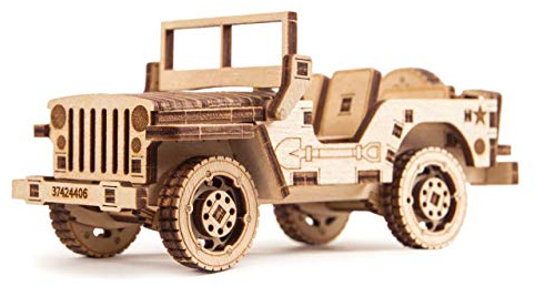Wood Trick Wooden Car Model Kit - SUV - 3D Wooden Puzzles DIY