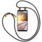 moex Handykette für Samsung Galaxy S9 Hülle mit Band abnehmbar, Handyhülle mit Kette zum Umhängen, Handyband Kordel Umhängehülle, Necklace Handy Umhängeband, Anthrazit