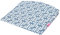 MOTHERHOOD Baby Keilkissen 30x30cm ideal für Kinderwagen, Stubenwagen, Öko-Tex Standard 100. Inkl. abnehmbarem Bezug aus 100% Baumwolle, Blatt blau classiscs