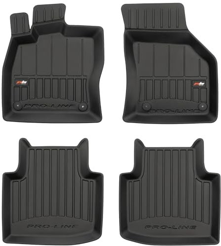 MOTOS Gummimatten Auto Fussmatte passend für Skoda Superb III 2015-2023 Verbessern Sie Ihren Reisekomfort mit Antirutschmatte Auto 3D- Allwetter fußmatten Auto, Schutz vor Verschmutzung