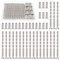 VooGenzek 20 Piezas M4 Tornillos de Manija de Puerta, Tornillos de Conexión y Fijación para Tiradores de Puerta, Tornillos Niquelados para Escudos, Manija de Puerta, Gabinete, Cajones