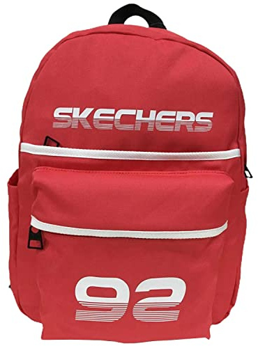 Skechers Downtown Backpack S979-02, Womens,Mens Backpack, red, One size EU