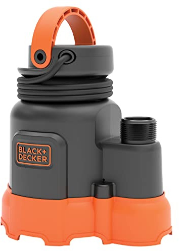 Black+Decker Pompa sommergibile acqua/utilità 1/3 HP, pompe fino a 2500 GPH