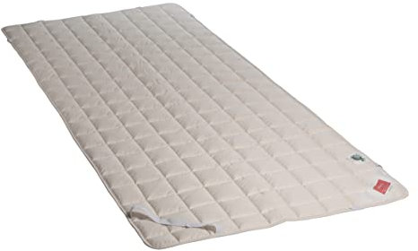 HEFEL Bio Cotton Unterbett Matratzenauflage 100% Bio- Baumwolle Karosteppung 500 g/m² 140 x 200 cm