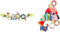 Fehn 055344 Kinderwagenkette Raupe Color Friends – ab 0+ Monaten – Größe: 50 cm & Motorikwürfel Haus Color Friends - Motorikspielzeug Baby Aktivitätswürfel zum Aufhängen für Kinderwagen