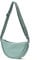 ANYWN Crossbody Bag Damen Halbmond Schultertasche, Hobo Casual Crossbody Bag, Einfarbige Tragbare Halbmond-Tasche Umhängetasche mit verstellbarer Schultergurt Grün