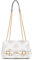 GUESS Damen Sestri Convertible Flap Umhängetasche, Crossbody-Klappe, Weißes Logo
