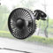 EpheyFIF Auto Ventilator Fahrzeug Ventilator Einstellung Saugnapf Auto Auto Kühlung Luftventilator USB Mini Auto Air Fan Sommer Kühlung Air Circulator