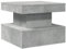 vidaXL Table Basse avec Lumières LED, Bout de Canapé, Table d'Appoint, Meuble de Salon Salle de Séjour Intérieur, Moderne, Gris Béton