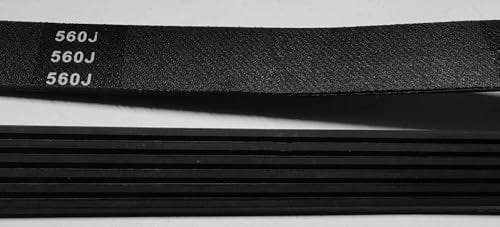 Antriebsriemen Keilriemen Für Laufband Waschmaschine Heimtrainer Motor Poly-V Antriebsriemen560J PJ1422 570J PJ1448 580J PJ1473 Zahnriemen(580J PJ1473,3ribs)