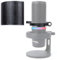 SUNMON Mic Pop Filter Windsrceen, kompatibel mit HyperX QuadCast2, doppellagiger Wind-Pop-Bildschirm mit flexiblem 360°-Schwanenhals-Clip-Stabilisierungsarm
