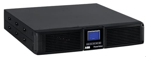 ABB PowerValue 11RT Unterbrechungsfreie Stromversorgung (UPS/USV) Doppelwandler PowerValue 2kVA (4NWP100201R0001), 7 Minuten, Schwarz