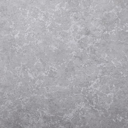 Beswitory Dark Grey Cove Wallpaper Modern Concrete Effect Wallpaper for Living Room, Bedroom, Fireplace Decorative Luxury Wall Paper with Distressed Pattern, Textured Finish & Detailing Concrete