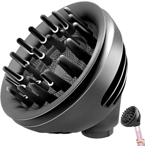 DianSung Diffusor aufsätze für Dyson Airwrap Styler HS01 HS05 HS08, Diffusordüse Wellen und Locken Diffusor, Umwandelbar für Airwrap Styler in Haartrockner, Diffusormodus + Kuppelmodus
