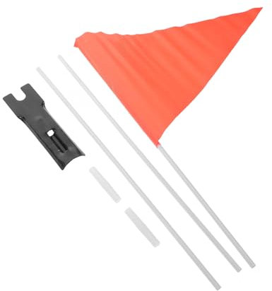 Gatuida Rote Kinderfahrradflagge 1 Satz für Fahrrad und Dreirad