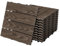 ECD Germany Piastrelle per Terrazze in WPC 30x30 cm Marrone Scuro Set da 44 per 4m² Effetto Legno con Drenaggio e Sistema a Clic per Balconi Mattonelle per Giardini Pavimenti da Esterno