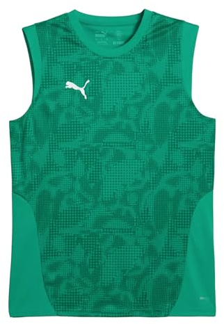 PUMA teamCUP Training Tanktop gruensilbergruen, S Herren