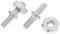 ibasenice 2Pcs Chainsaw Tensioner Bar Studs and Nuts Replacement Parts Compatible with Stihl Easy Installation Durable Design for Chainsaw Hardware Kit