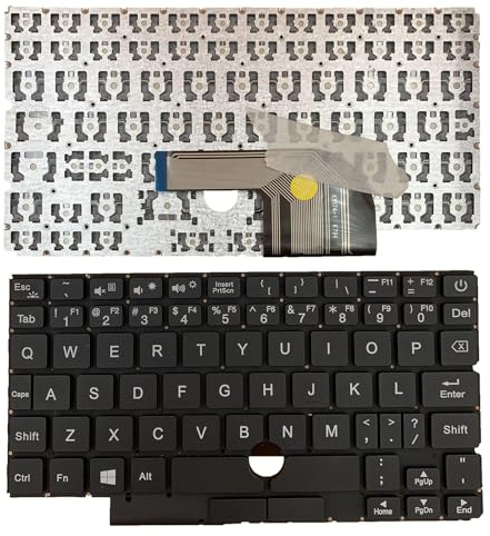 YUNHUOZ US Laptop Tastatur für One-Netbook für OneMix für 1 für 1S OneMix2 OneMix2S KY174-1 kein Zeiger Keine hintergrundbeleuchtung