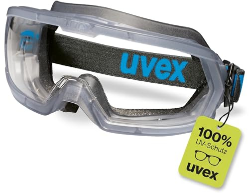 Uvex hypervision – Vollsichtbrille – Schutzbrille mit Panorama-Sichtscheibe - 100% UV-Schutz - beschlagfreie und kratzfeste Scheibe