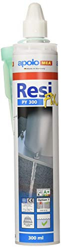Apolo Mea 300Cr - Taco Químico Poliester 300 Ml Tipo Resifix Py 300, 1 Cánula, 1 Unidad