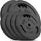 Hop-Sport 40 kg Gusseisen Hantelscheiben 30mm - Guss Gewichte Hantel Sets zur Auswahl: 4x10kg / 2x20kg / 4x5kg+2x10kg - 30/31 mm Bohrung (4x5kg+2x10kg)