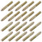 sourcing map M6 Hanger Bolts Length 1-5/8(40mm) Double Headed Bolts Self-Tapping Screw 6mm Wood Joint Furniture Legs 20pcs