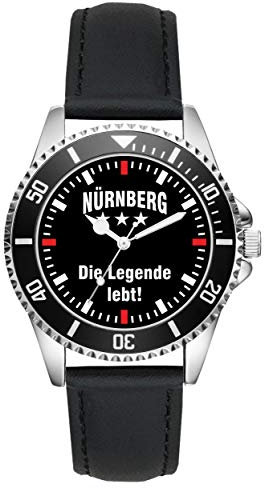 KIESENBERG Nürnberg Geschenk Artikel Idee Fan Uhr L-2310