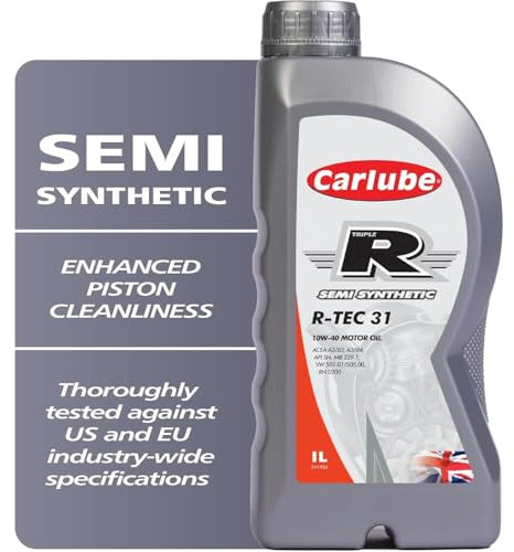 Carlube Triple R KBN001 R-TEC31 10W-40 Aceite de motor semisintético, 1 L