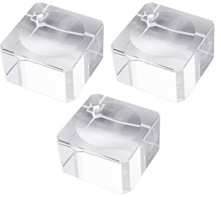 BESPORTBLE Glaskugel Deko 3PCS Glaskugel Ständer Kristallkugel Display Ständer Aufbewahrung 3cm Fotokugel Wahrsagerkugel Basis Halterung Zuhause Büro Dekoration Glaskugel Fotografie