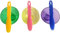 ORILAO 3PCS Dental Lab Rubber Mixing Bowls Flexible Silicone Colorful Bowls (Large+Medium+Small) with Spatulas