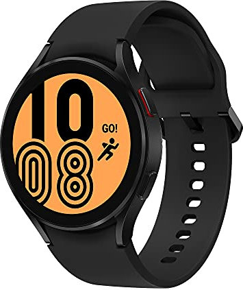 Samsung Galaxy Watch4, Runde LTE Smartwatch, Wear OS, Fitnessuhr, Fitness-Tracker, 44 mm Silver inkl. 36 Monate Herstellergarantie [Exkl. bei Amazon]