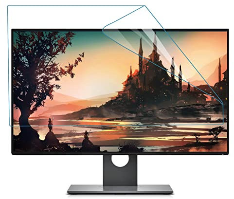 ZSHYP Pellicola Salvaschermo per Computer 22-27 Pollici, AntiGraffio Anti Luce Blu, Morbida in Fiml, Adatta per TV, TV LCD e Pc, Mac,25inch(554x312mm)