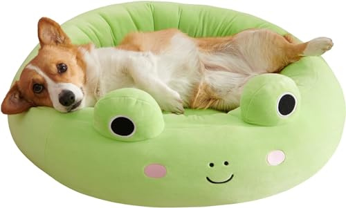 Squishmallows Wendy Frog Haustierbett, mittelgroß, ultraweich, offizielles Plüsch-Haustierbett, 61 cm