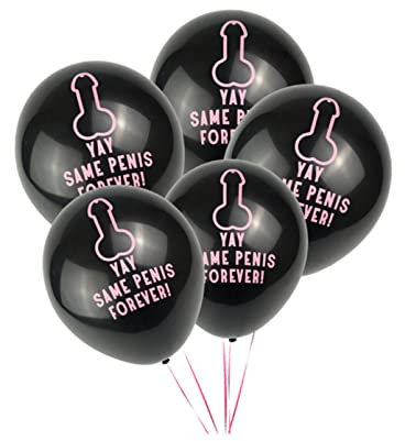 Luftballon Set Junggesellinnenabschied | Penis-Ballon Deko JGA | Heiraten Dekoration | Mr. Mrs | Penisballon | Braut | for ever | schwarze Ballons | Latexballon | Party | Partyballon